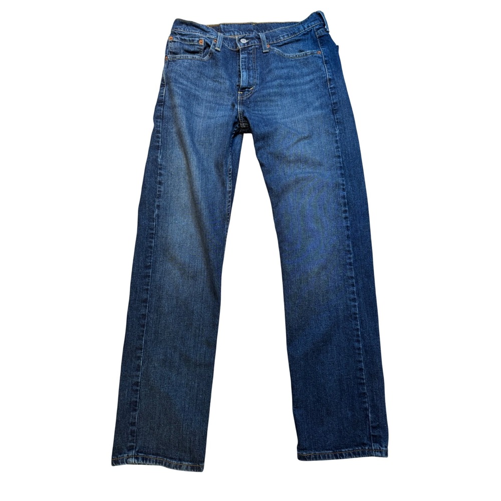 Levi Strauss 505 Regular Fit Dark Wash Mens Jeans Size 32x32